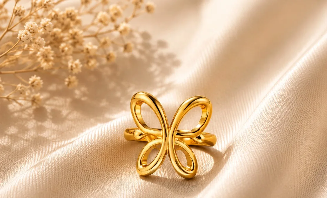 Golden Loop Ring